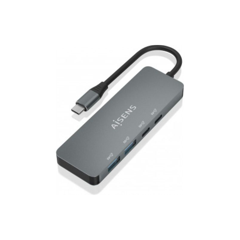 Hub USB Tipo-C 3.0 Aisens 4xUSB