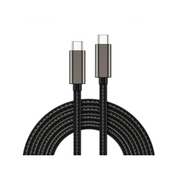 T-Phox 842 Cabo Tipo C a Tipo C 100W 5A 20V (1M) (com Protocolo Thunderbolt) preto