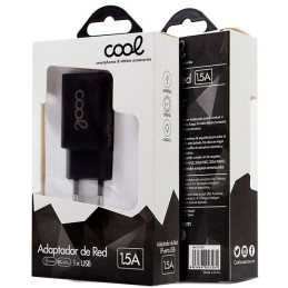 COOL Carregador de rede universal 1 x entrada USB 1,5A (Sem Fio)