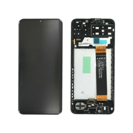 Samsung Galaxy A13 4G 2022 A135F Lcd + touch + frame preto GH82-28508A (Black) compativel HQ