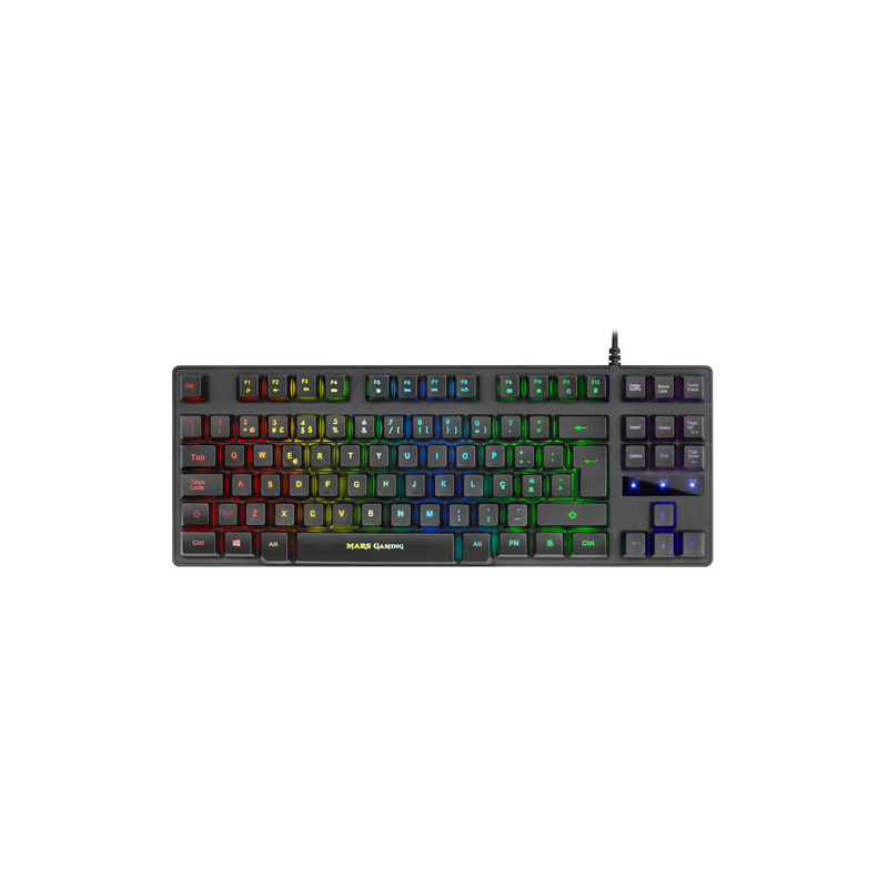 Teclado PT Mars Gaming Semi-Mecânico