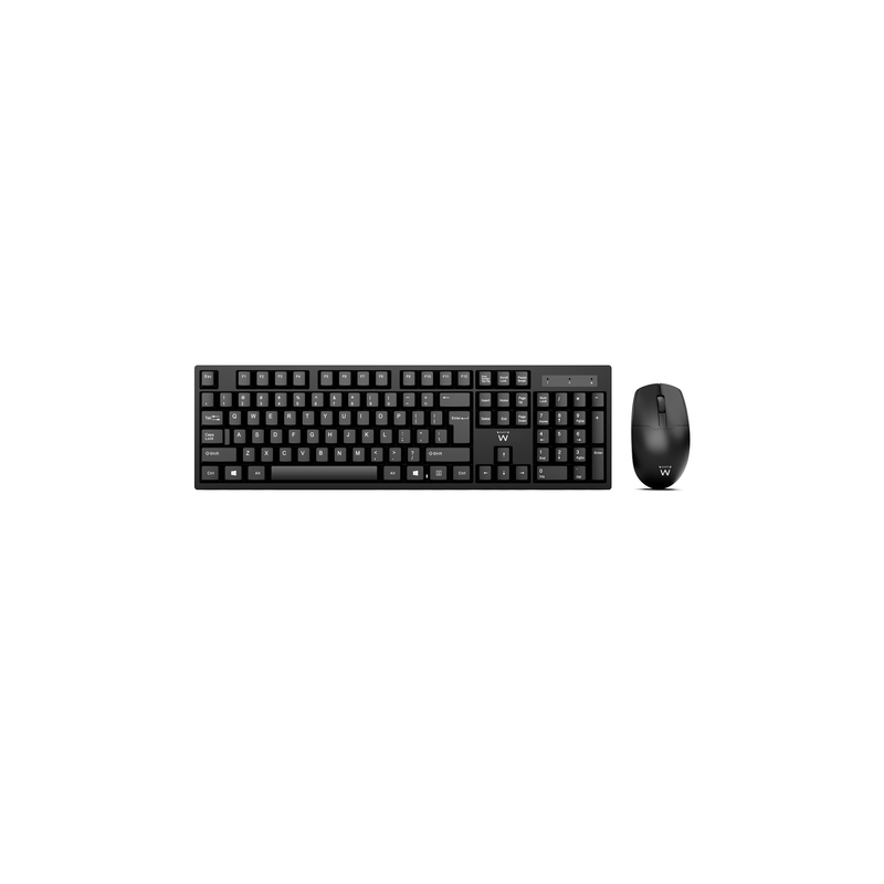 Pack Teclado PT + Rato Wireless (Preto) - EWENT