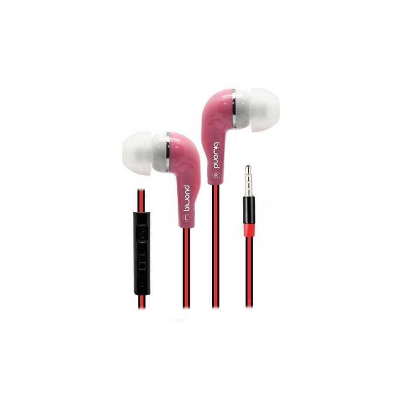 Auriculares + Micro Mixsou Talk (Rosa) - BIWOND