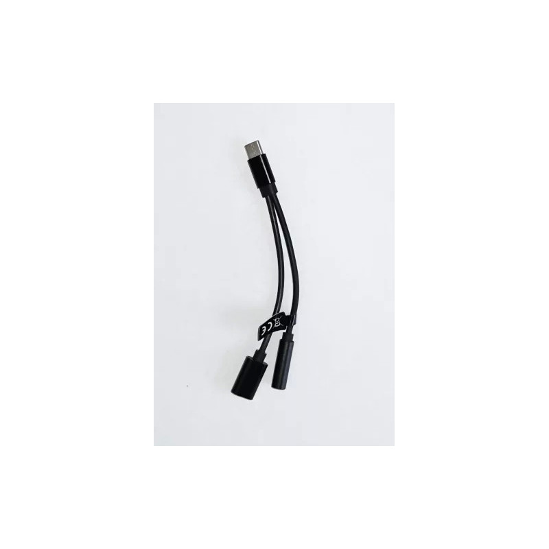 Adaptador Hf/Audio + Charging Type C - Jack 3,5mm