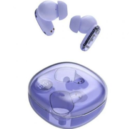 Fones de ouvido Bluetooth Mars Gaming MHIB2 com estojo de carregamento Roxo