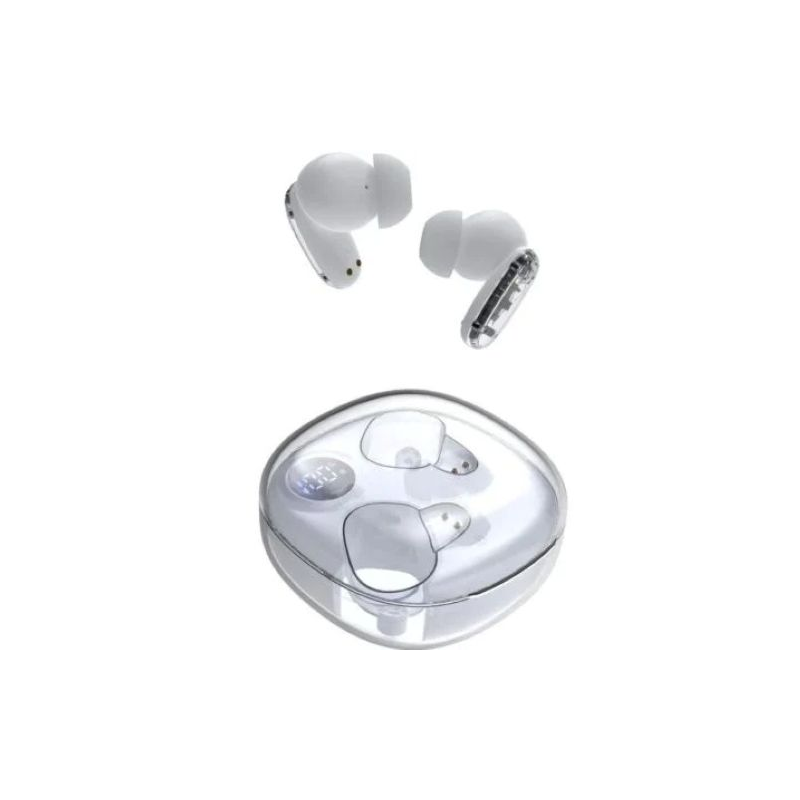 Fones de ouvido Bluetooth Mars Gaming MHIB2 com estojo de carregamento Branco