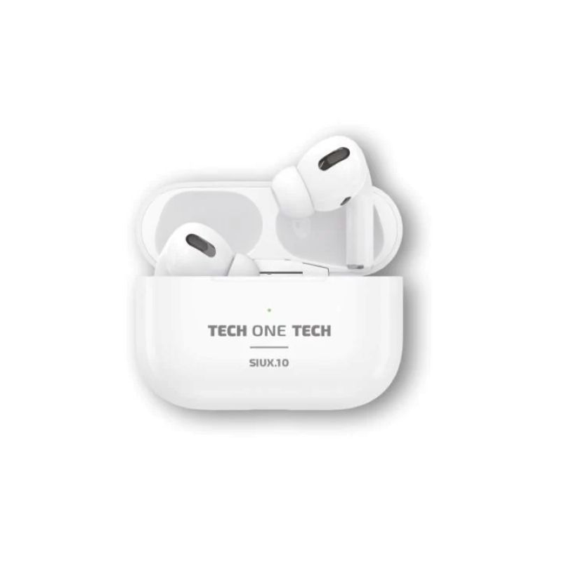 Auriculares Bluetooth Tech One Tech SIUX.10 TEC1410 com estojo de carregamento Brancos