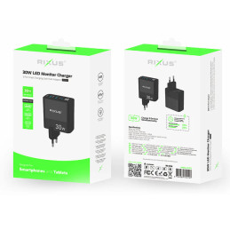 RIXUS 30W LED Monitor Charger RX102