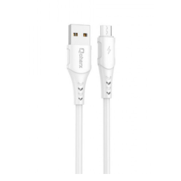 Cabo De Dados Micro USB Qcharx Athens Branco QCHATH1