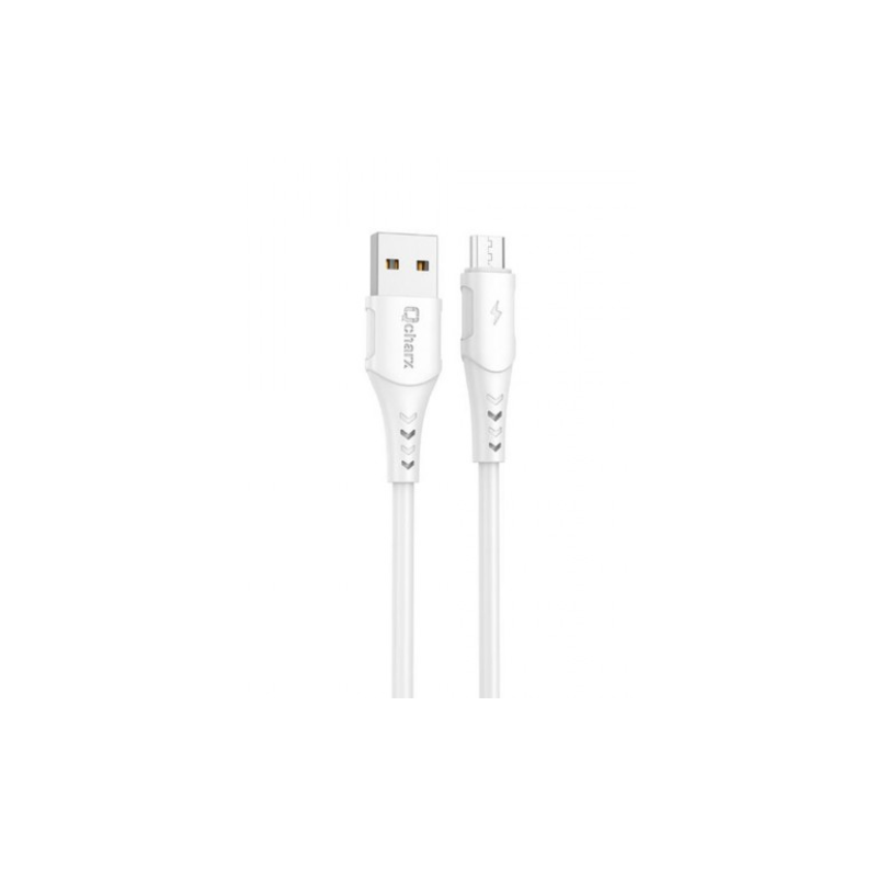 Cabo De Dados Micro USB Qcharx Athens Branco QCHATH1