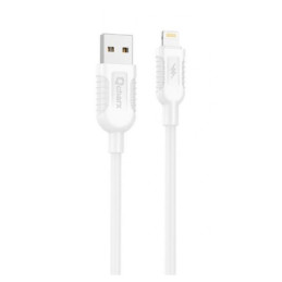 Cabo Qcharx Lisbon USB-A para Lightning Branco QCHLIS3