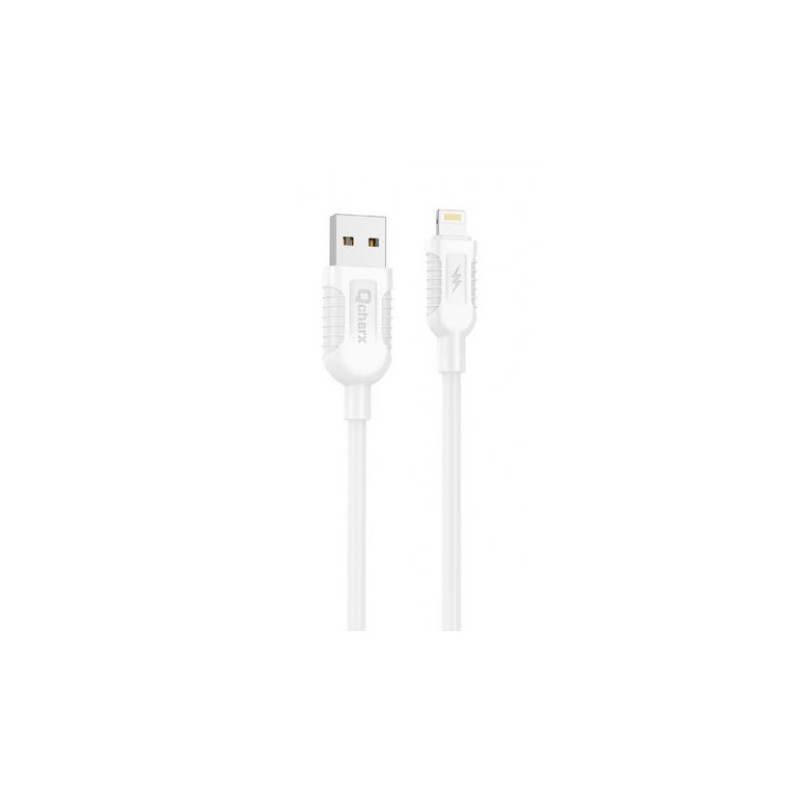 Cabo De Dados Lightning Qcharx Lisbon Branco QCHLIS3