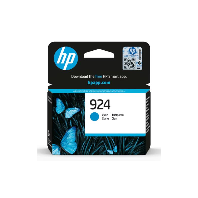 Tinteiro HP 924 Azul Original (4K0U3NE)