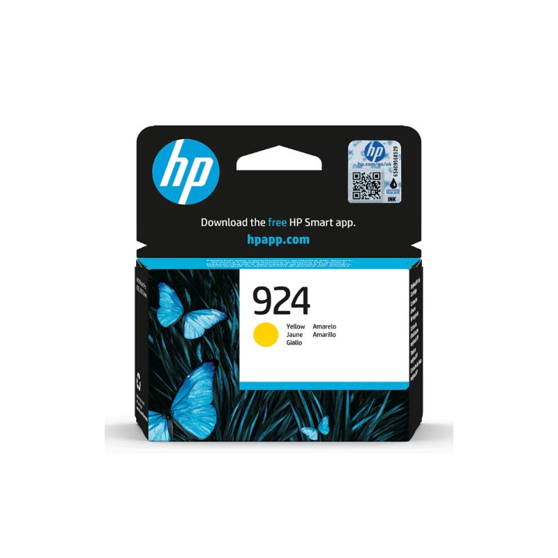 Tinteiro HP 924 Amarelo Original (4K0U5NE)