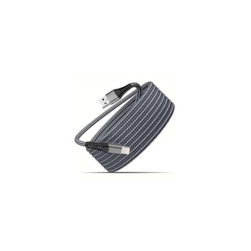 Qcharx Prague XL cabo USB p/ lightning 3A (2m)