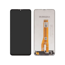 Huawei Honor X7a 4G 2023 LX1 RKY LX2 LCD + touch preto comparativo