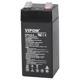 Bateria de Chumbo Pb Lead Acid - 4V 4.9A - (100x45x45) Vipow