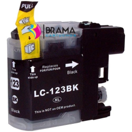 Tinteiro Brother Compatível LC123 XL Preto