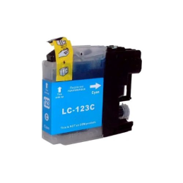 Tinteiro Brother Compatível LC123 XL Azul