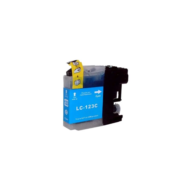 Tinteiro Brother Compatível LC123 XL Azul
