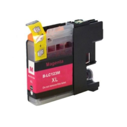 Tinteiro Brother Compatível LC123 XL Magenta