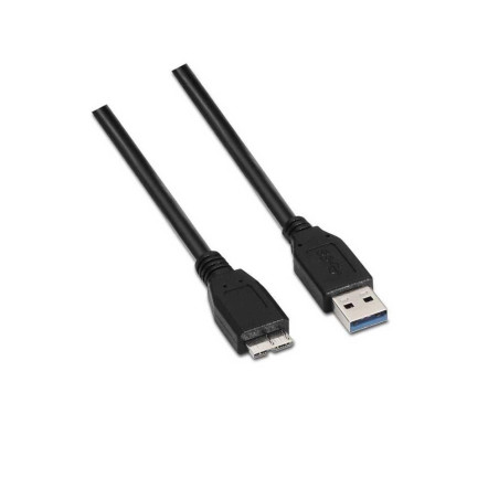 Cabo Aisens USB-A 3.0 para Micro USB 3.0 Preto 1m