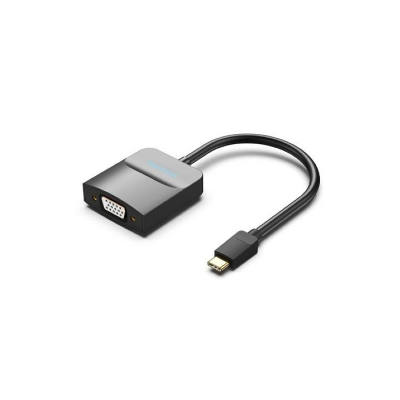 Adaptador Vention TDDBB USB Tipo-C USB Tipo-C Macho para VGA Fêmea