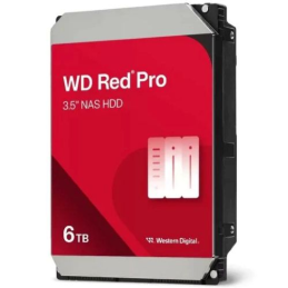 Disco rígido Western Digital WD Red Pro NAS de 6TB 3,5" SATA III 256 MB