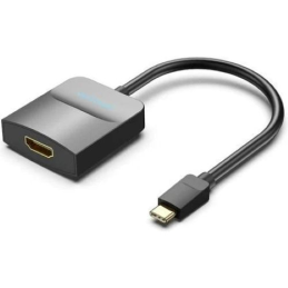 Adaptador Vention TDCBB USB Tipo C Macho para HDMI Fêmea
