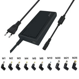 Carregador Universal. Conectores COOL + 10 Automáticos para notebooks 90W (USB QC3.0)