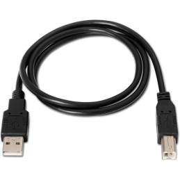 Cabo USB A Macho - USB B Macho 2.0 (1 metro) - AISENS