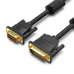 Cable Conversor Vention DVI Macho - VGA Macho 1m Preto