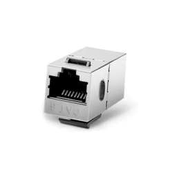 Adaptador Aisens Cat.6 RJ45 Fêmea - RJ45 Fêmea - Metalizado