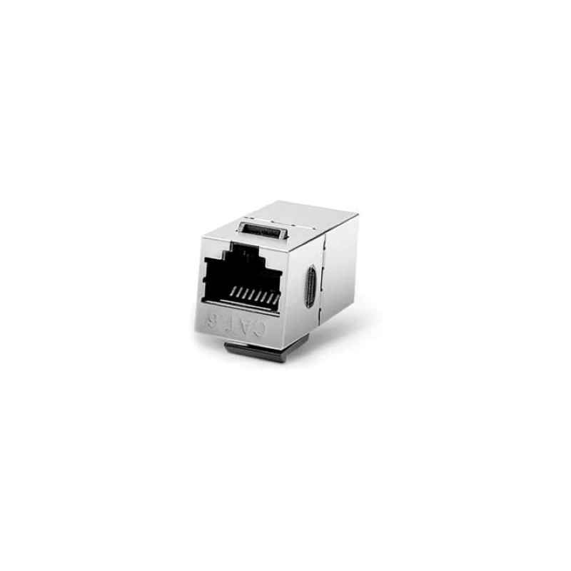 Adaptador Aisens Cat.6 RJ45 Fêmea - RJ45 Fêmea - Metalizado