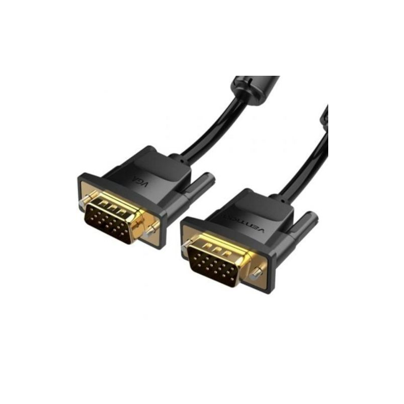Cabo VGA Vention VGA Macho - VGA Macho 10m - Preto