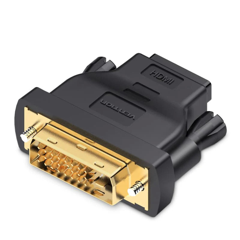 Adaptador Vention DVI(24+1) Macho - HDMI Fêmea