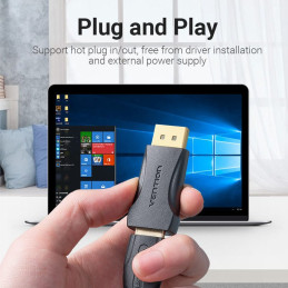 Adaptador Vention HDMI Fêmea - DisplayPort Macho