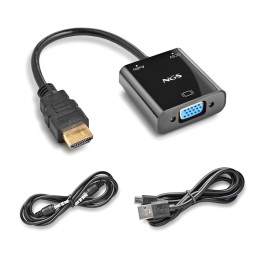 Adaptador NGS Chameleon HDMI para SVGA + Audio