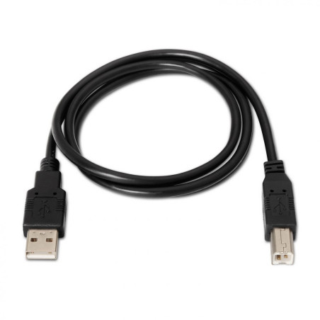 Cabo de impressora Aisens USB-A 2.0 Macho para USB-B Macho 1,8m