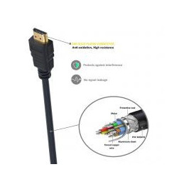 Cabo Ewent HDMI de alta velocidade premium com Ethernet 5.0m