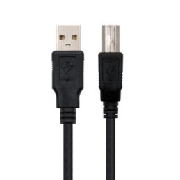 Cabo Nanocable USB-A 2.0 Macho para USB-B 2.0 Macho