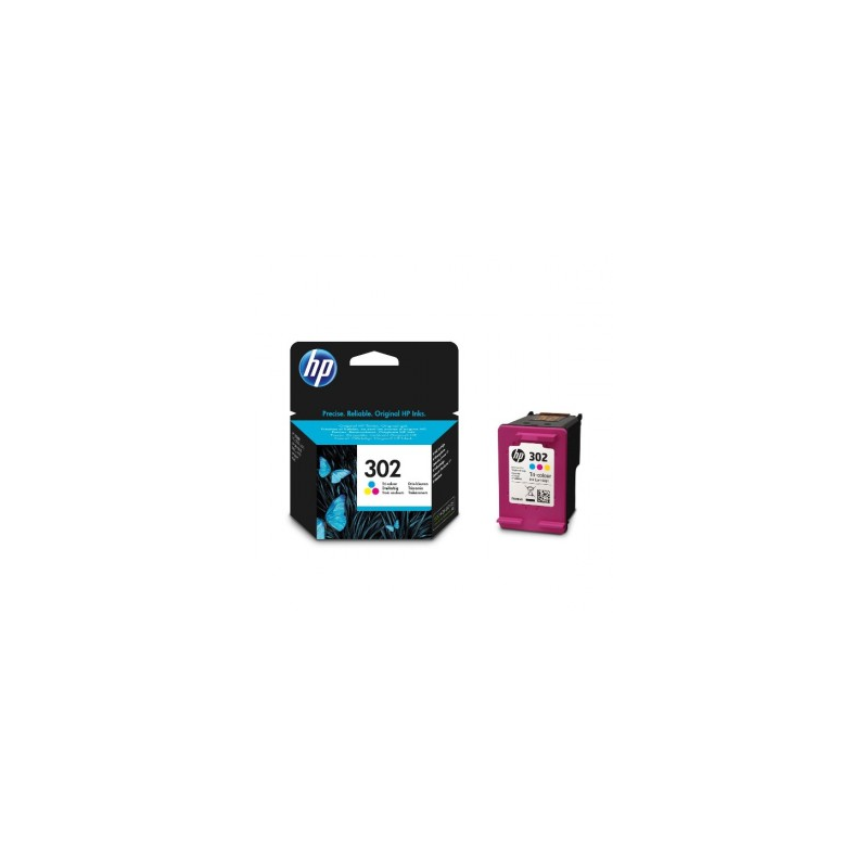 Tinteiro Original HP Officejet 3800/3830 (F6U65A) N-302 Cor