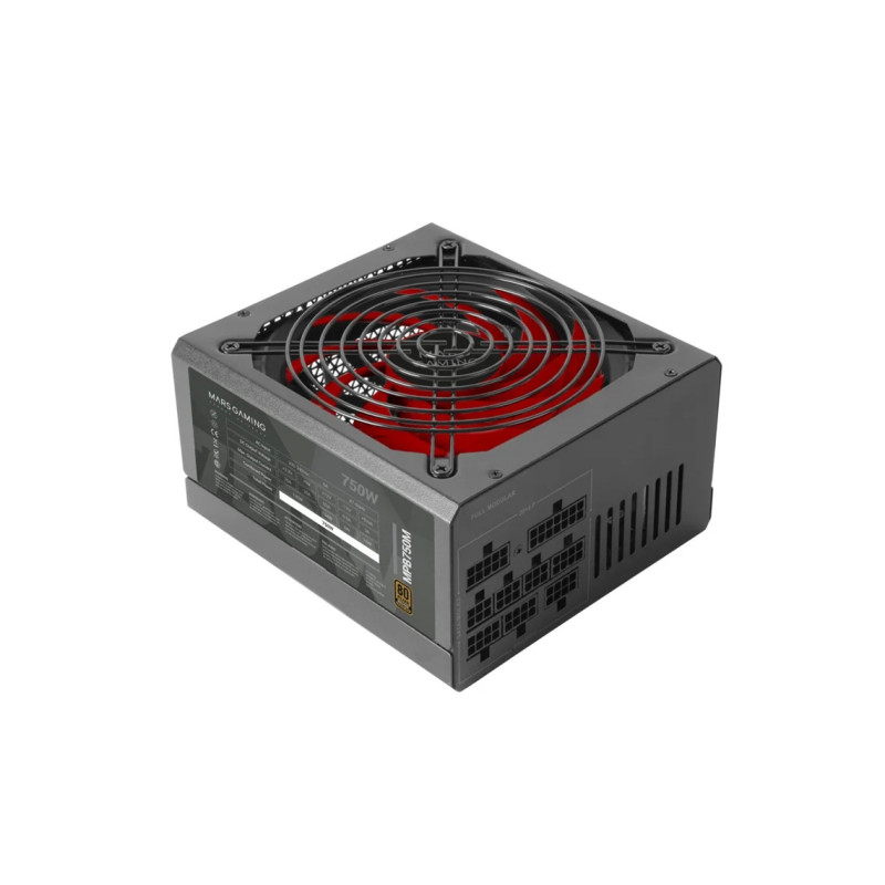 Fonte de alimentação MARS GAMING Modular 750W 80PLUS BRONZE