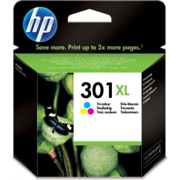 Tinteiro Original HP 301 XL - Cor