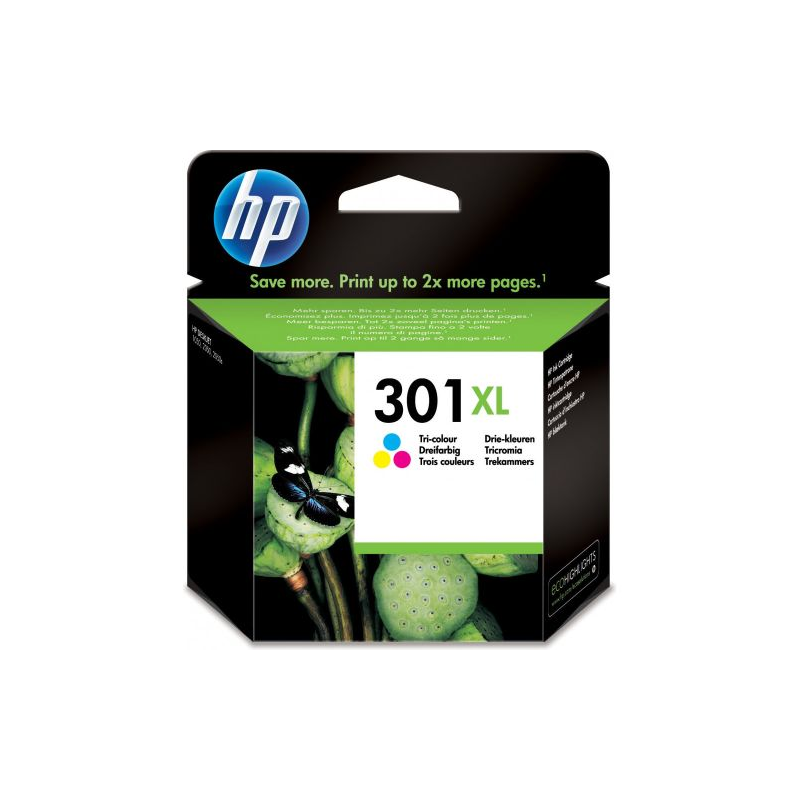 Tinteiro Original HP 301 XL - Cor